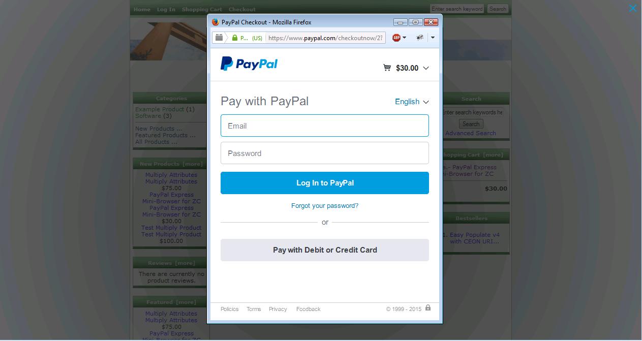 PayPal Express In-Context for ZC (image for) PayPal Express In-Context for ZC